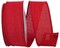 Every Day Linen Value Wired Edge Ribbon -- 1.5" x 10 yards -- Scarlet Color